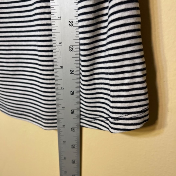 Eileen Fisher Black and White Striped Tank Top - Picture 6 of 7